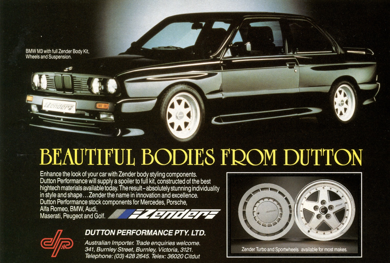 1988 Dutton Zender Body Kit
